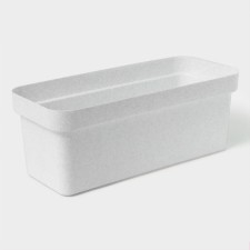 Balcony box for “eco”, 40 cm, 8 l, color light granite