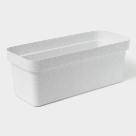 Balcony box for “eco”, 40 cm, 8 l, color light granite