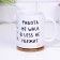 Sublimation circle "Work is not a wolf", 320 ml, with application