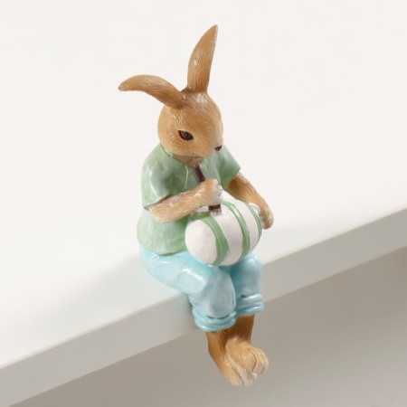 Souvenir Polystone "Bunny coloring Easter Ivichko" 7.5x4.5x12 cm-2