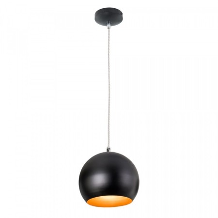 Suspended lamp Citilux "Omi" CL945115, 18x18x25 cm, 1x75W, e27, black color