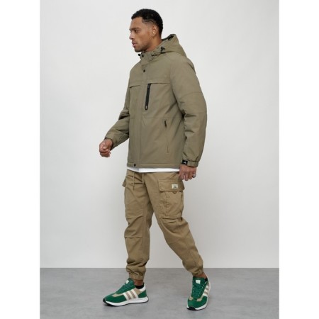 Male spring jacket, size 48, light green color-10