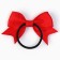 Hair elastic band with a bow "Chibi fox" Diam. 4 cm