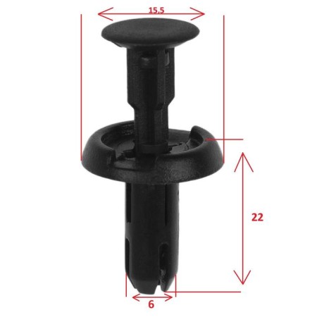 Clip fasteners, KP-0084-1