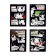Notepad A7, 40 sheets in a cage on Manga Anime clip, cardboard cover, block 55 g/m2, mix