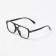 Sunscreen glasses, UV 375, Linza 4.4 x 5.5 cm, width 14.7 cm, pipe 14.2 cm, transparent