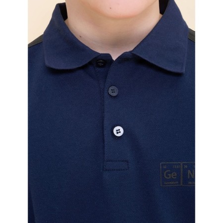 Polo for the boy Pelican, height 116 cm, dark blue color-4