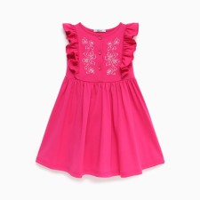 Dress for girls, color fuchsia, height 122cm
