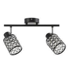 Moki chandelier 2he14 40w Black 40x19 cm
