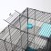 The cage for rodents "Pigzon" No. 5, with 3 floors, equipped, 41 x 30 x 58 cm, turquoise