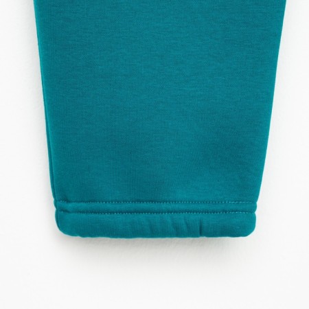 Kid for children (hoodies, trousers) minku: Basic Line Kids, Oversize, Emerald Color, Height 158-12