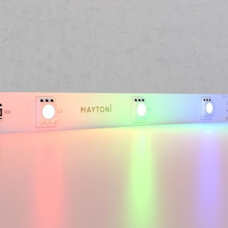 LED tape Maytoni, 24V, IP20, 5050, 7.2W/m, 5 m, glow of RGB
