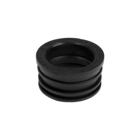 Transitional cuff Masterprof Isa. 131605, D = 50 x 40 mm, for sewer pipes, heating equipment, black