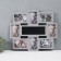 Photo frame Plastic in 8 photos 10x15 cm "Callopia" gray 47x55x2 cm
