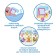 Soft puzzle for babies "Chick", 6 parts, crumb I