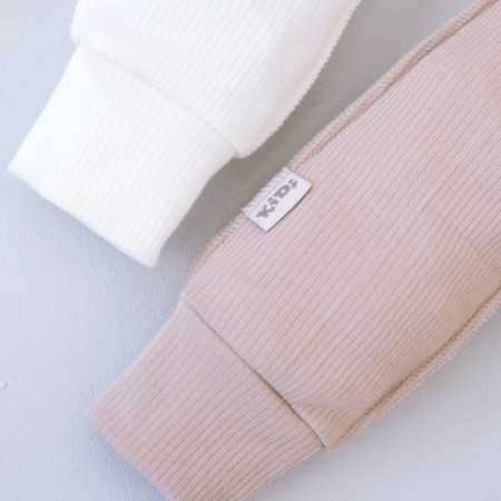 Pants children's kinderlitto "Kapuchino", height 56-62 cm, 2 pcs-1