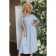 Women's dress, size 48, blue color