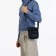 Male bag, 18*9.5*15.5 cm, lightning department, 3 n/pocket, reg. Rev., black