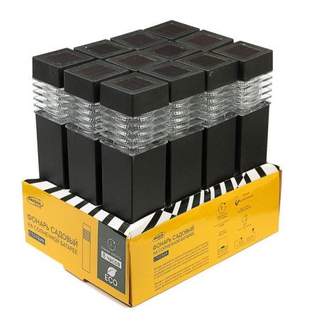 Garden lamp on the sunny battery "Police", 6 × 39 × 6 cm, 1 LED, glow warm white-2