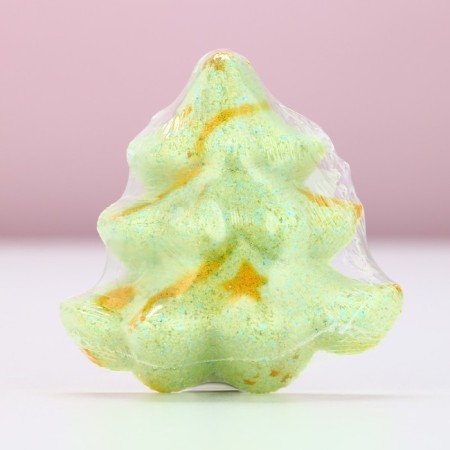 New Year. Bathtub bomb, 80 g, vanilla aroma-3