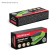 Stapler Erichkrause Ergoline No. 10, up to 15 sheets, built-in anti-stepler, rubber anti-slip insert, bright salad