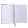 Leduced Diary A5, 160 sheets, Attomex. Orion, solid boumvinyl cover with foam, liesse, block 70 g/m2, black
