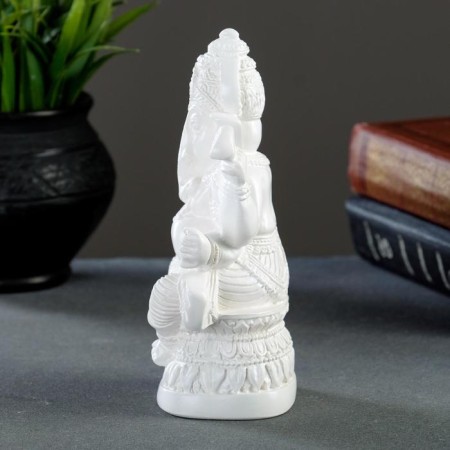 Figure "Ganesha" Belaya, 7x17x12cm-1