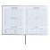 Universal diary for grades 1-11 "strip", solid cover of artificial leather, silkography, lies, 48 ​​sheets, black+blue