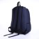 Youth backpack from textiles on lightning, waterproof, 3 pockets, blue color