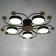 Causteen 1314/5bk LED 120W 3000-6000K Black 90x90x15 cm Bayerlux