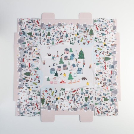 Folding box "Happy New Year", 31.2 x 25.6 x 16.1 cm, New Year-6