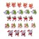 Set for the decor "New Year" 24 pcs., Mix