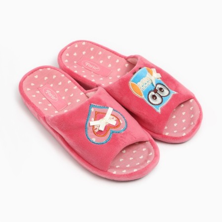 Women's slippers, pink color, size 37