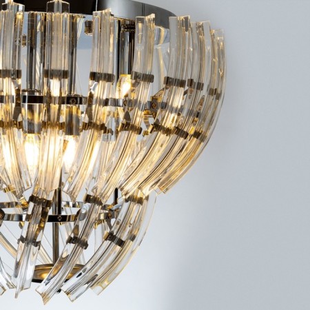 Ceiling chandelier Arte Lamp Ella A1054PL-6CC, E14, 6x40 W, 50x50x38 cm, chrome-1