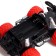Radio -controlled jeep "graffiti", works on batteries, the color of red