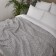 Fleet “Watercolor Hearts” plaid, size 150x200 cm, color gray color