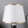 Table lamp Versalya E27 40W white-gold 27x27x47 cm Risalux