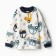 Nursery blouse, white color/machines, height 68 cm