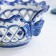 Candlete "Butterflies", 15 × 15 × 8 cm, openwork, gzhel