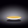 The plate round Wilmax England Spiral, D = 20 cm, yellow color