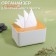 Organizer for storing napkins "Bamboo", 17 × 13 × 9.5 cm, white/brown color