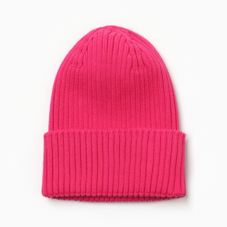 Baby hat, fuchsia color, size 54-56 (7 months)