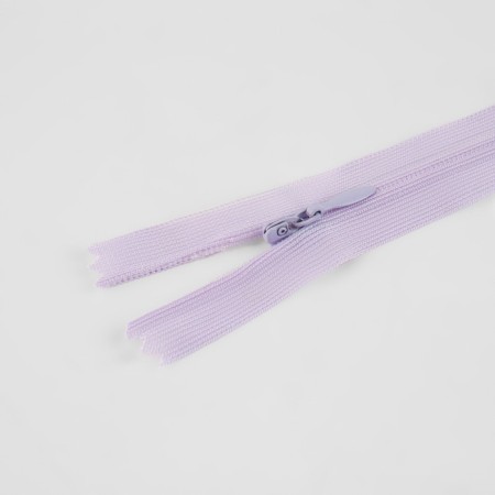 Lightning secret, No. 3, non -proceeding, locking machine, 40 cm, lilac color-1
