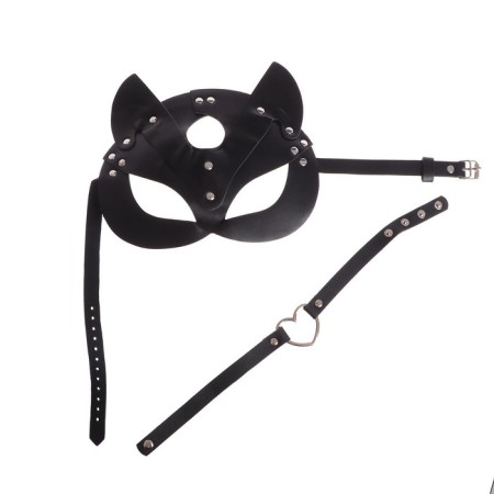 Carnival set "Strict pussy", (mask+chocker)-3