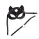 Carnival set "Strict pussy", (mask+chocker)