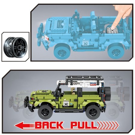 The designer inertial “SUV”, collectible model, 696 parts-3