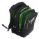 Youth backpack 42 x 31 x 22 cm, Grizzly, ergonomic back, laptop compartment, black/green