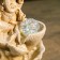 Ganesha fountain Beige marble 30x20 cm