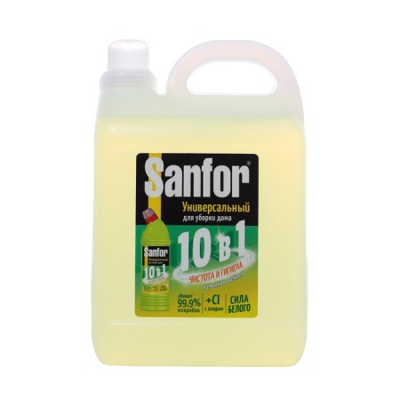 SanFor 10 in 1 universal cleaning agent, "lemon freshness", 5 liters