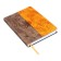 Diary of Leduced A5, 144 sheets of Toulouse "Sun and Moon", hard binding, artificial leather, pancake embossing, white offset 80 g/m²